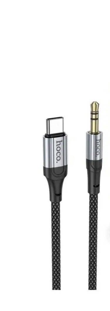 کابل AUX مشکی هوکو HOCO مدل UPA26 با سری تایپ سی - تصویر 2
